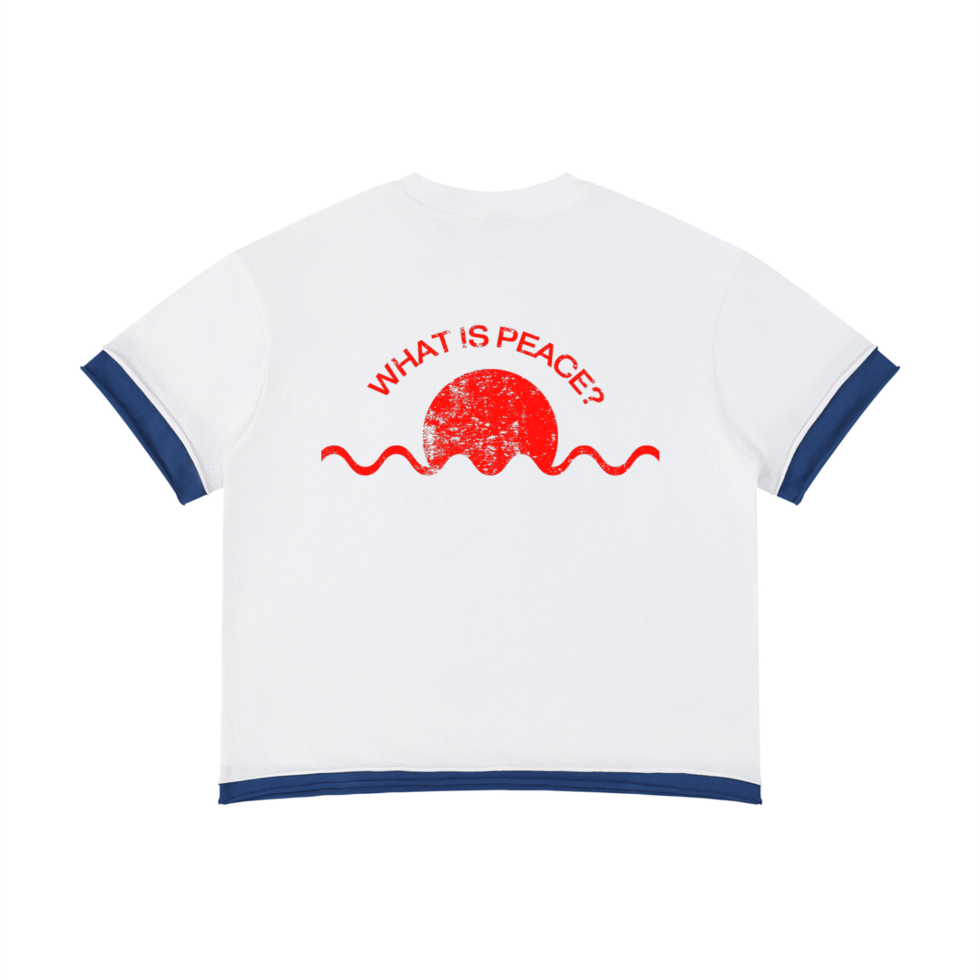 "VINTAGE" COLOR BLOCK TEE