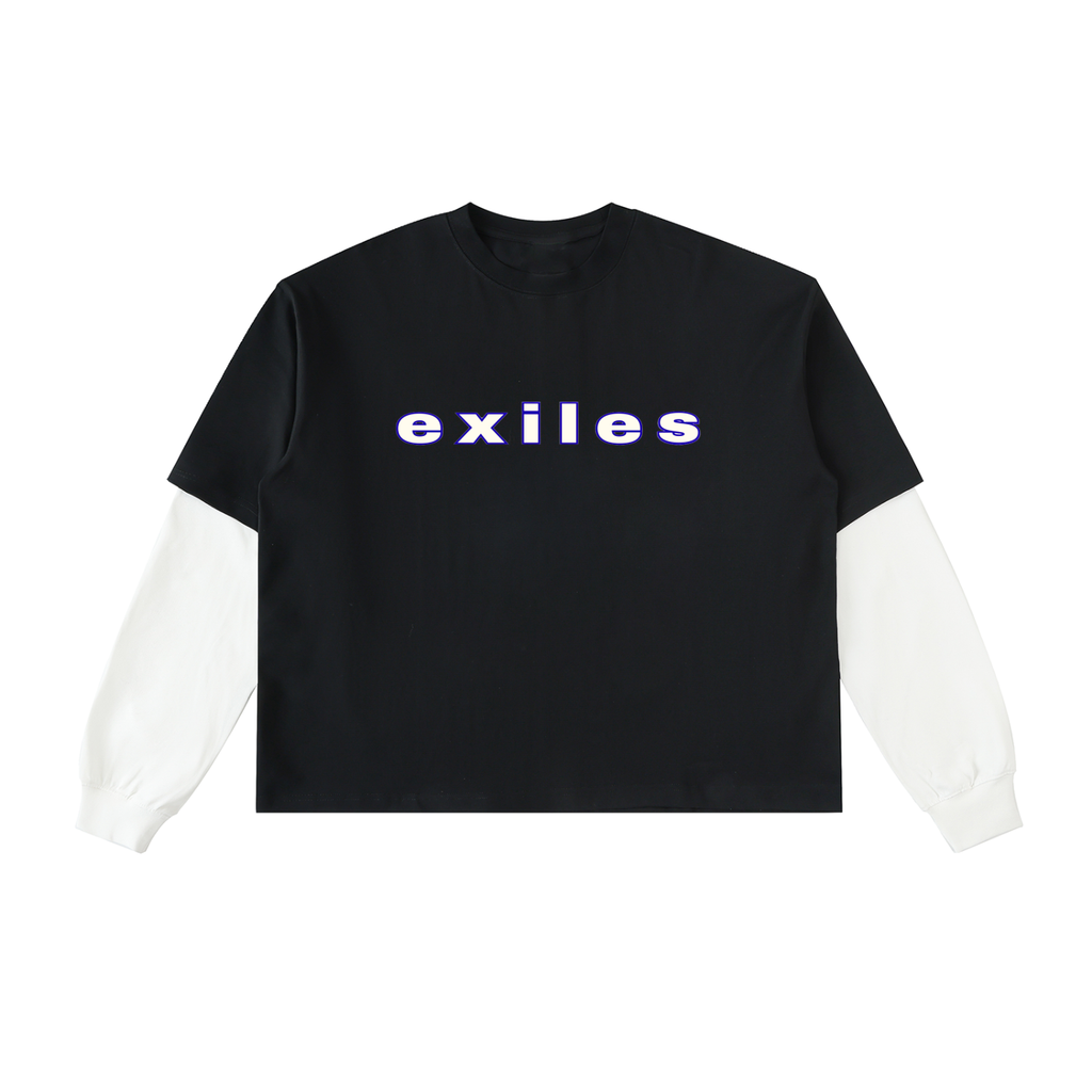 "RACE" LAYERED TEE