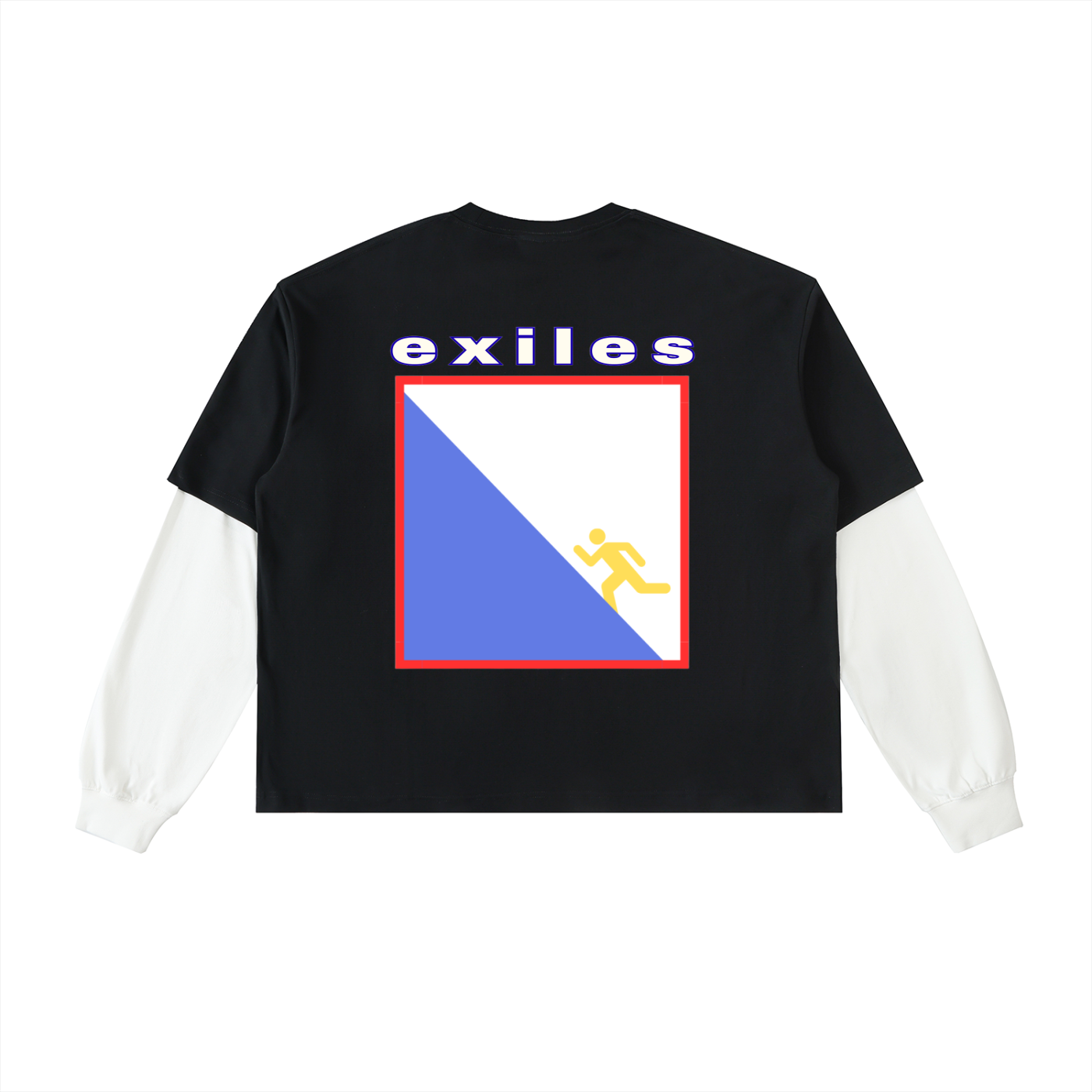 "RACE" LAYERED TEE