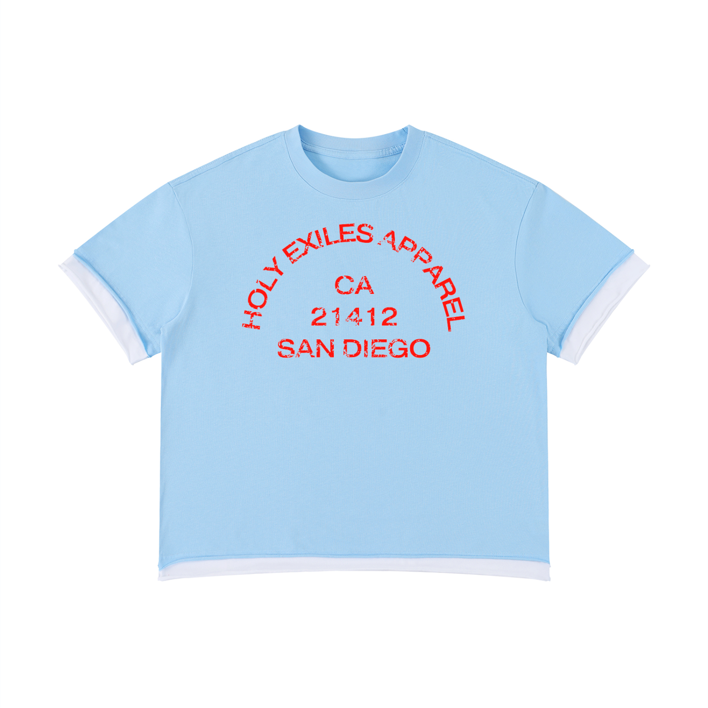 "VINTAGE" COLOR BLOCK TEE