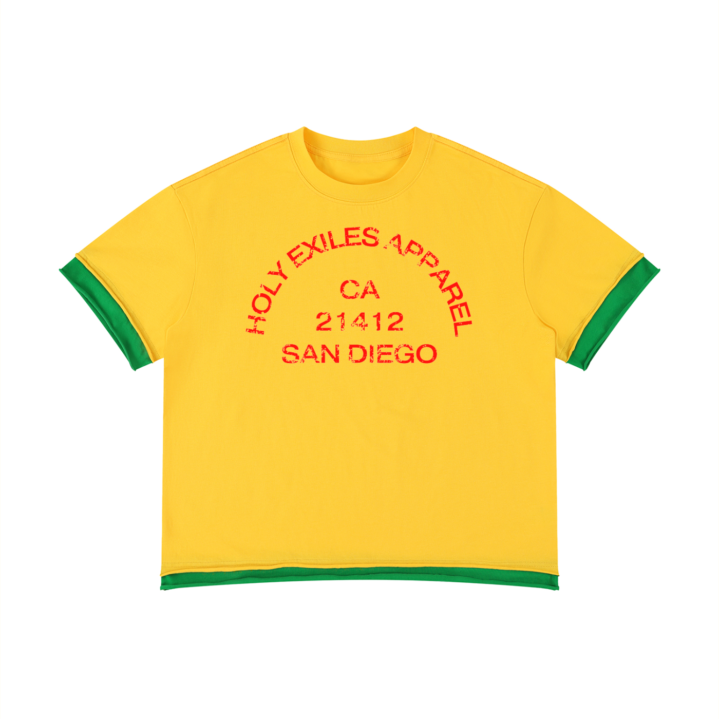 "VINTAGE" COLOR BLOCK TEE