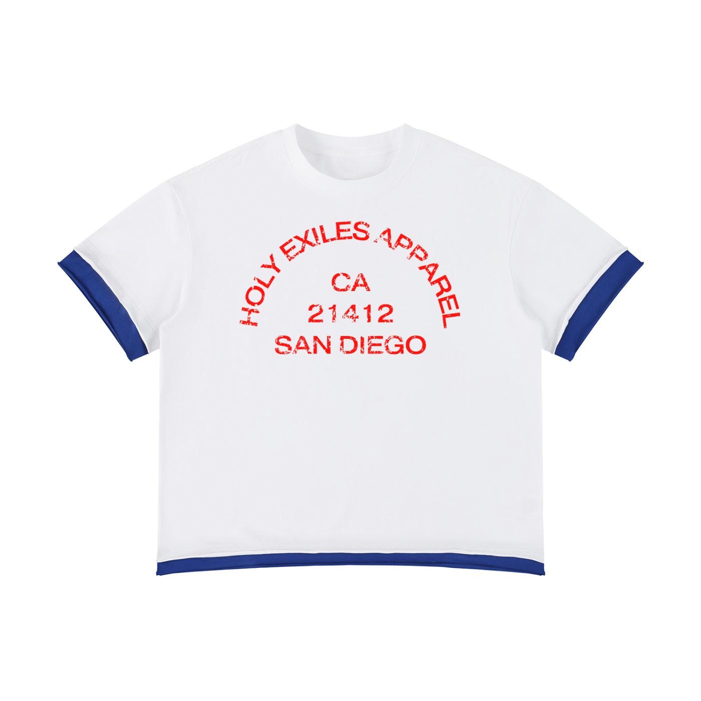"VINTAGE" COLOR BLOCK TEE